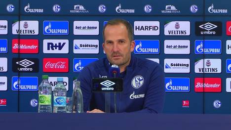 Nach dem Spiel gegen Union Berlin wurden die Schalke von den Ultras gestellt. Für Trainer Manuel Baum eine legitime Aktion.