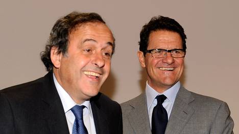 Michel Platini und Fabio Capello
