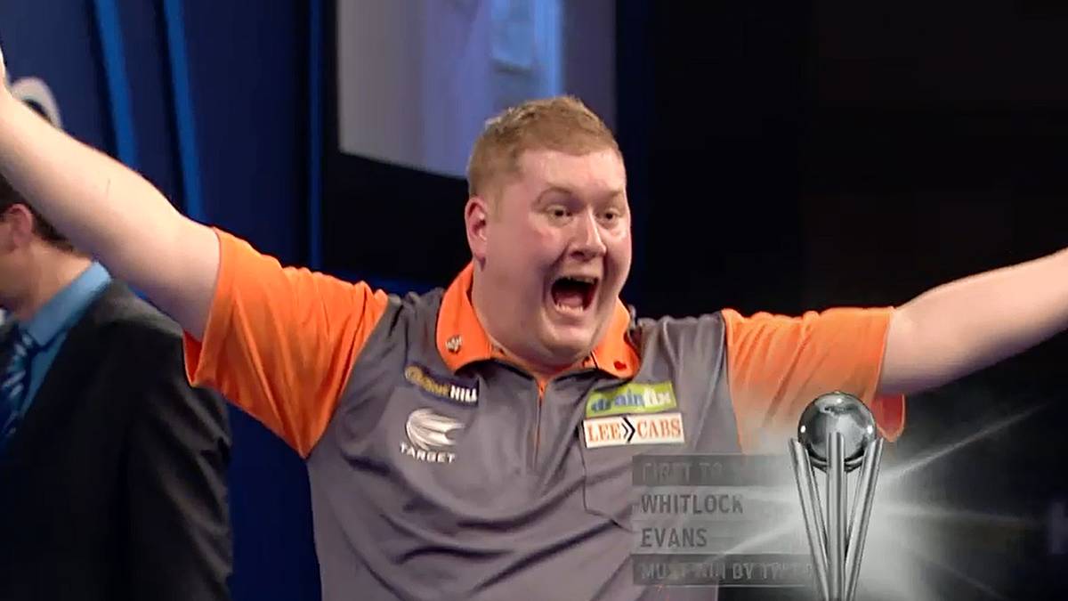 Doch Ricky Evans sorgt mit seinem furiosen Spiel für einen schnellen Stimmungsumschwung beim Australier 