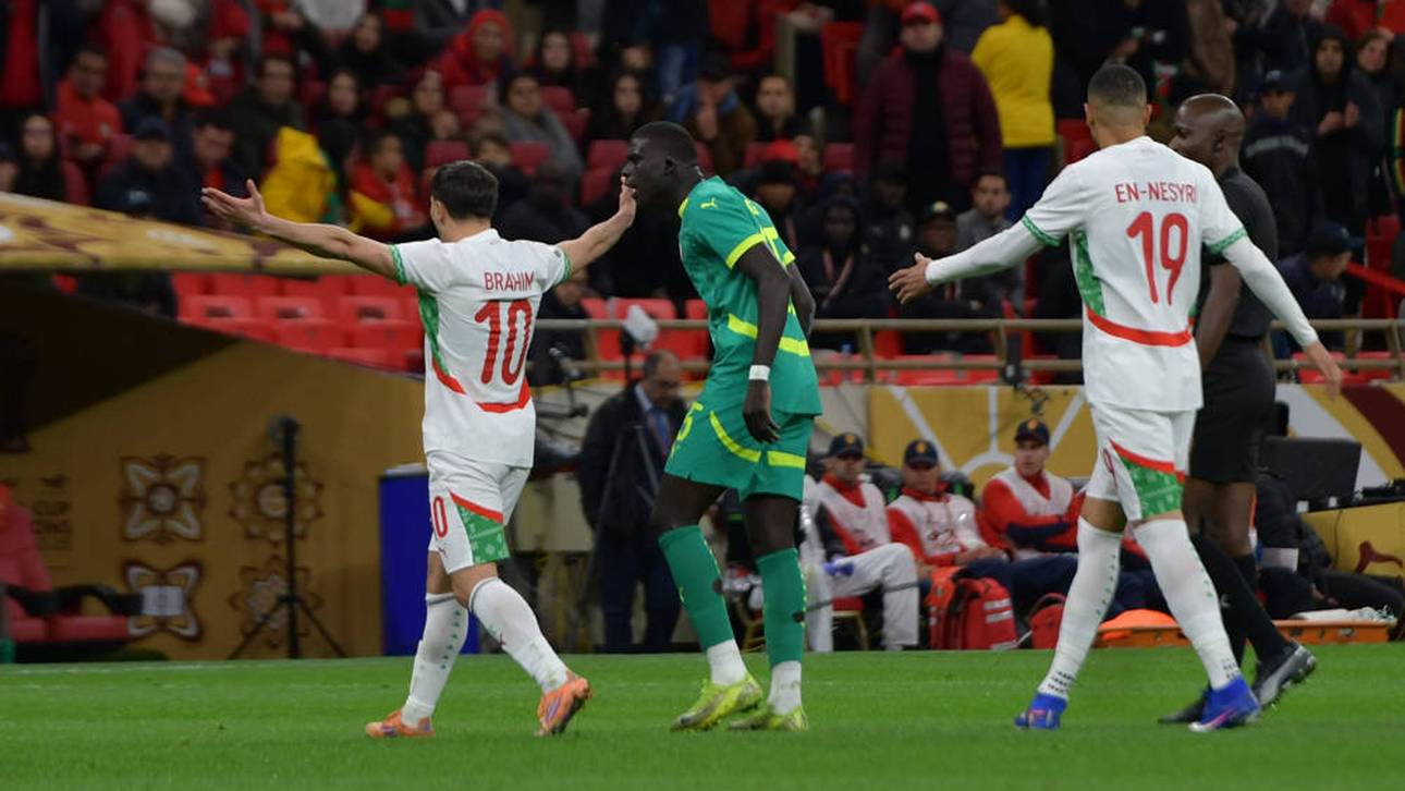 Zwischen Marokko und dem Senegal ging es am Sonntag hoch her