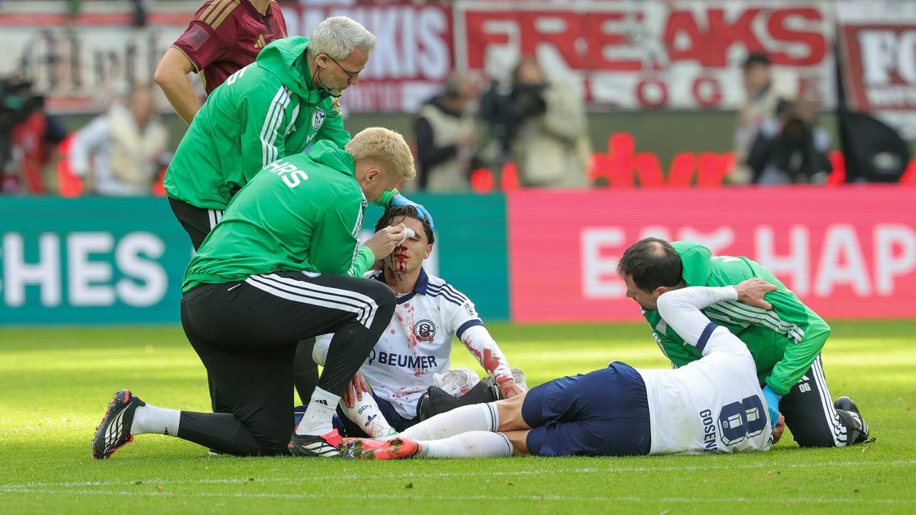 Schalke: Nasenbeinbruch bei El-Faouzi, Gosens genäht