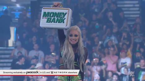 Diese emotionalen Momente versetzen WWE-Fans in Ekstase: Liv Morgan gewinnt das Money-in-the-Bank-Match der Frauen, entthront noch am selben Abend Damenchampion Ronda Rousey.