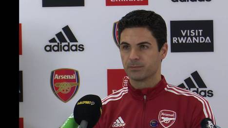 Mikel Arteta würdigt vor dem Duell gegen Manchester United, den neuen Coach der Red Devils Ralf Rangnick. Rangnick sei eine sehr berühmte Person, weil er schon sehr viel erreicht habe.