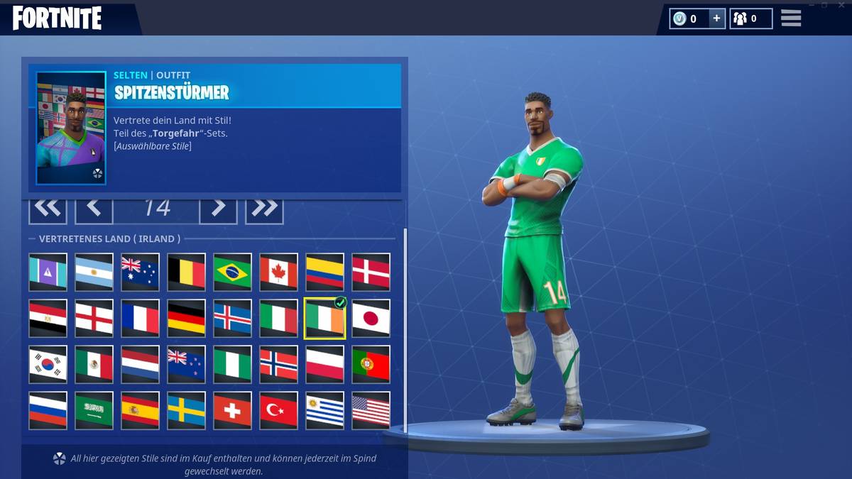 Die irischen Fans sind weltbekannt für ihre verrückten Aktionen. In Russland wird man sie wohl nicht sehen, die Mannschaft ist nicht bei der WM. Doch vielleicht verirren sich ein paar Iren auf die Fortnite-Server?