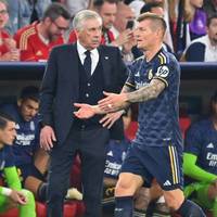 Toni Kroos glaubt an die Heimstärke von Real Madrid - und spricht über eine Diskussion mit Real-Coach Carlo Ancelotti nach seiner Auswechslung.