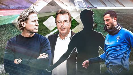 Markus Gisdol, Heribert Bruchhagen und Neuzugang Mergim Mavraj (v.l.)