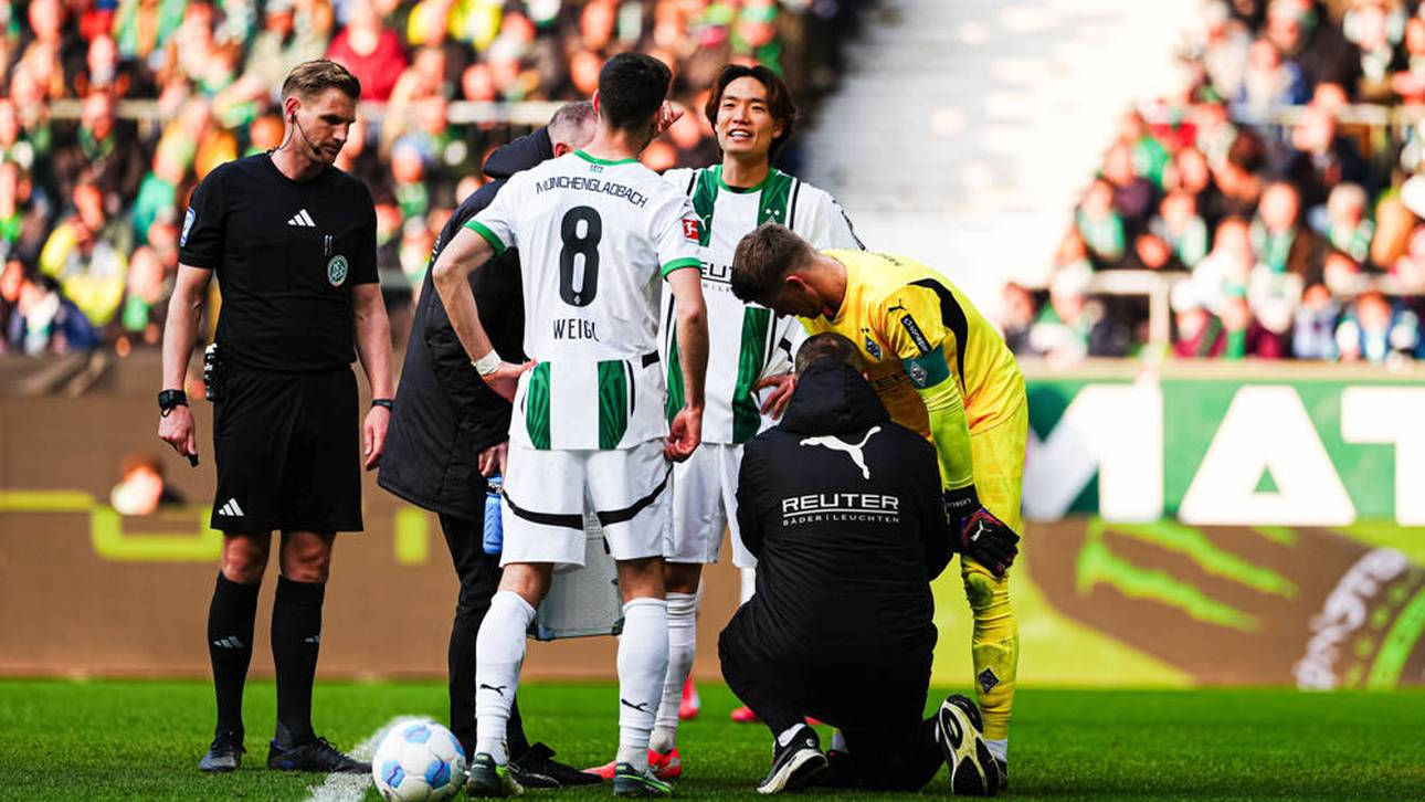Keeper Jonas Omlin könnte Borussia Mönchengladbach wieder länger fehlen