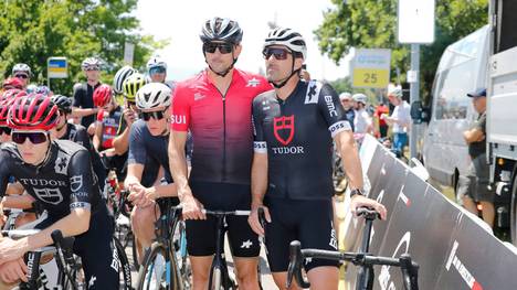 Fabian Cancellara bei einem Erinnerungsrennen nach dem Tod von Gino Mäder