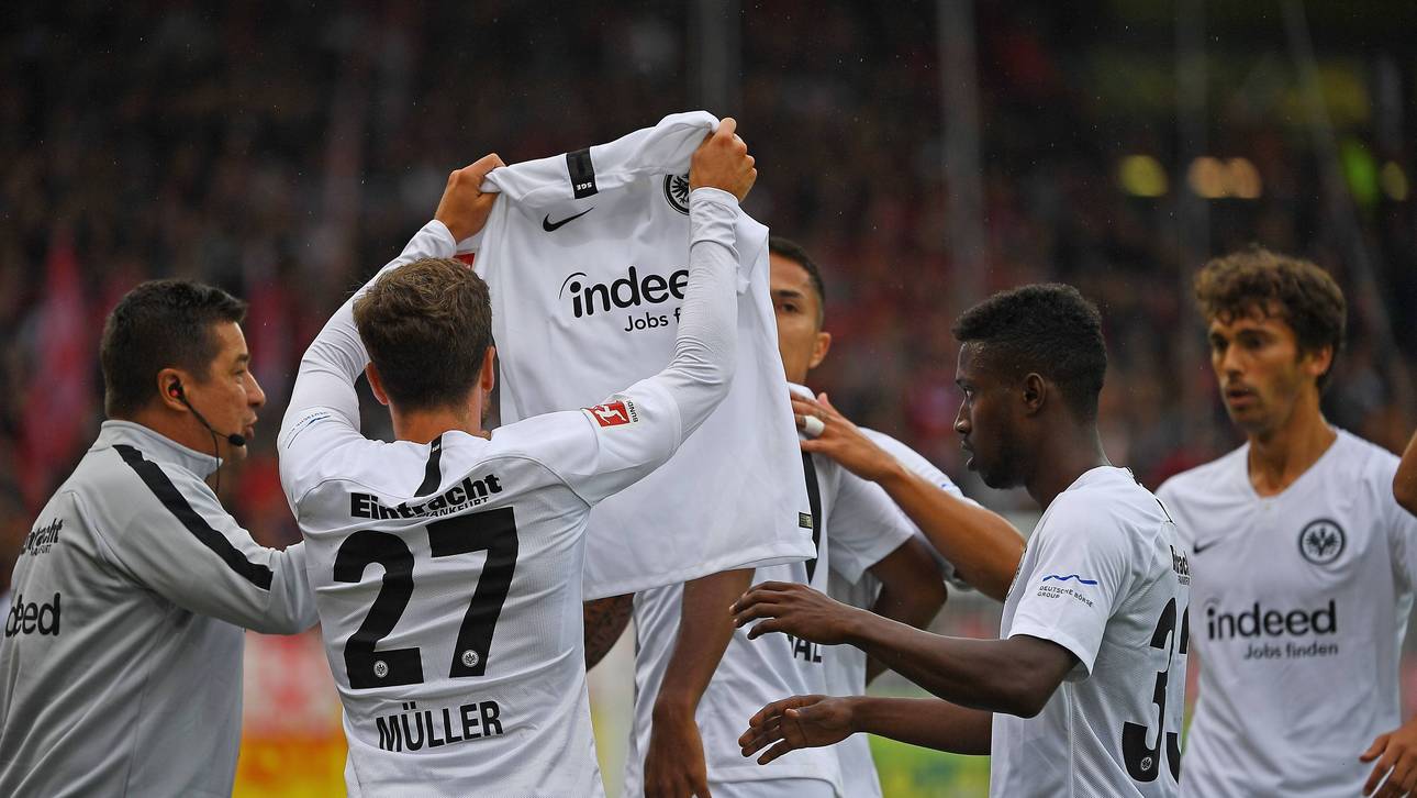 Eintracht feiert Müllers Tor-Rückkehr