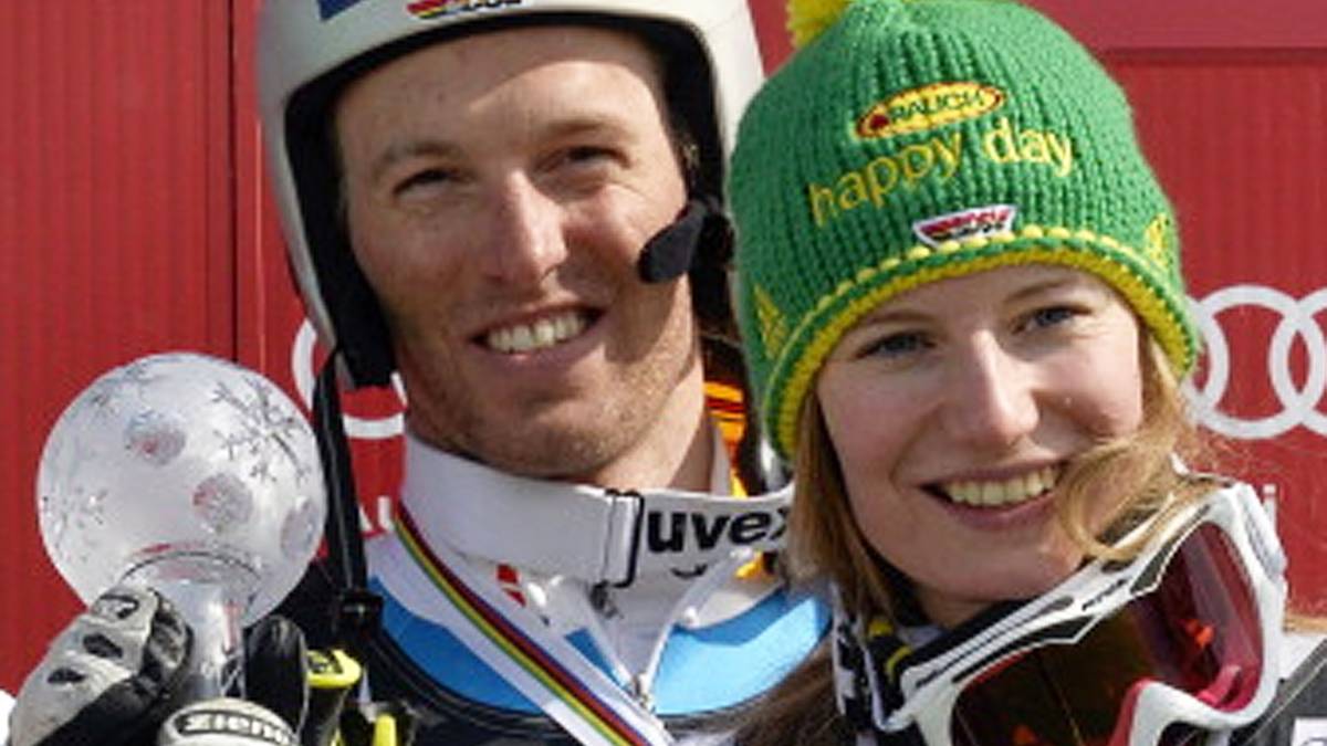 Zwischen den Slalom-Stangen fühlen sich Fritz Dopfer und Lena Dürr am wohlsten. Die Alpinfahrer sind seit 2012 zusammen