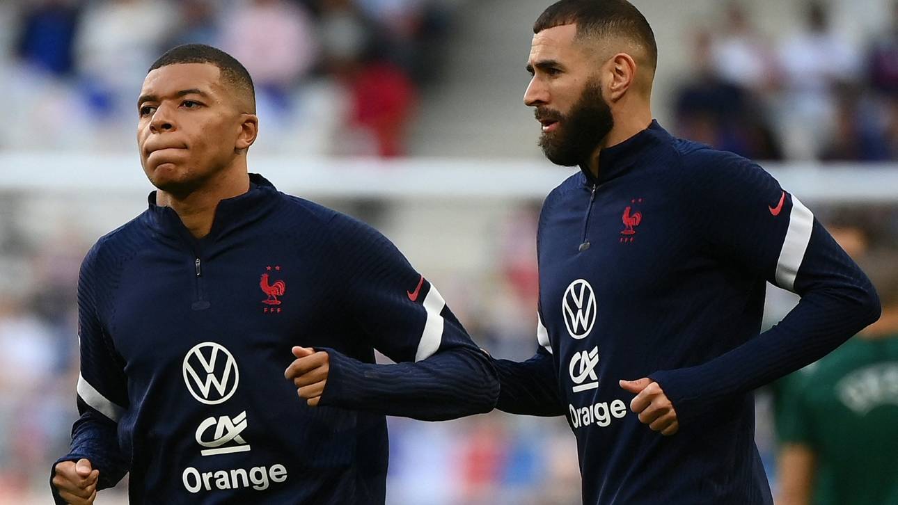 Spielten gemeinsam für Frankreich: Mbappé und Benzema
