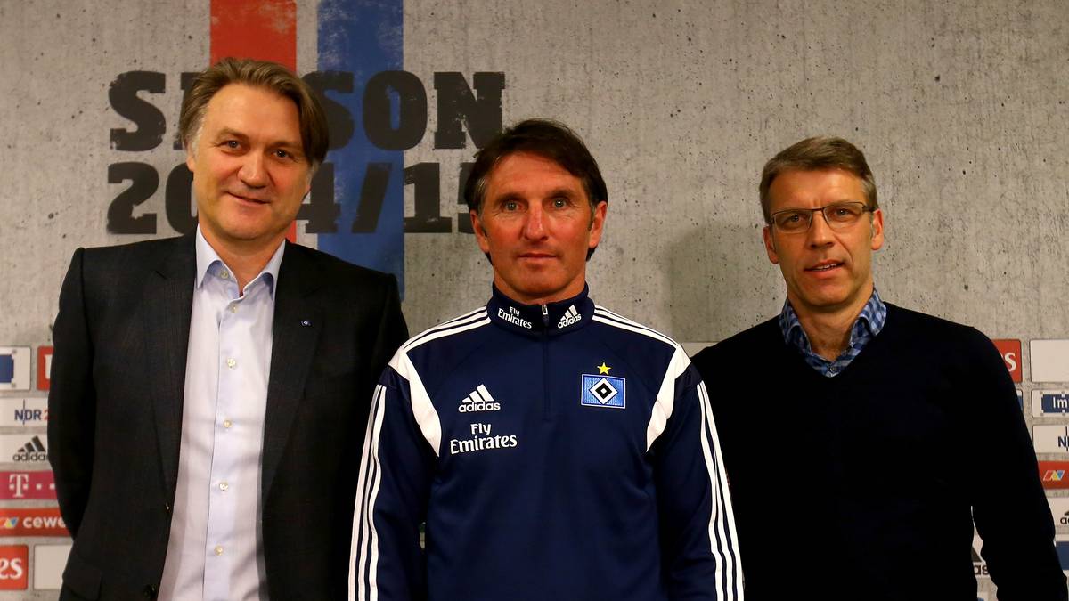 Natürlich kommt alles anders: Knäbel dankt nach wenigen erfolglosen Wochen als Trainer ab, also entschließt sich Beiersdorfer auf Anraten für eine Rückholaktion von Bruno Labbadia - übrigens just an dem Tag, als in Dortmund Jürgen Klopp sein Ende verkündet. Und Thomas Tuchel sofort als Nachfolger in den Fokus rückt