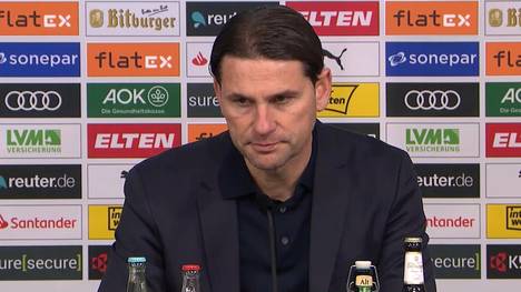 Nach der Niederlage in Dortmund ist Gladbach durch den Sieg gegen Hoffenheim wieder auf der Siegerstraße. Trainer Gerardo Seoane lobt sein Team, spricht aber auch von einem glücklichen Spielverlauf.