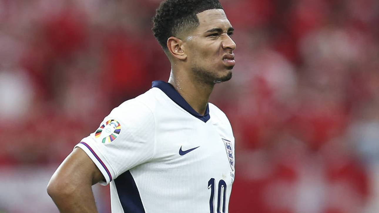 Jude Bellingham war gegen Dänemark kaum ein Faktor im Spiel der Engländer