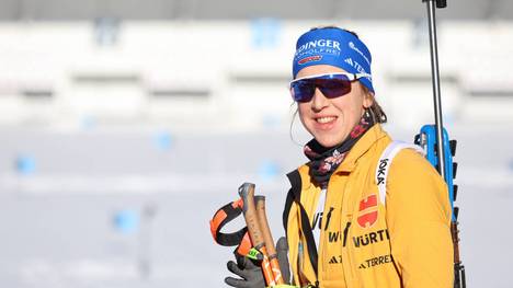 Franziska Preuß blickt dem Weltcup in Hochfilzen optimistisch entgegen