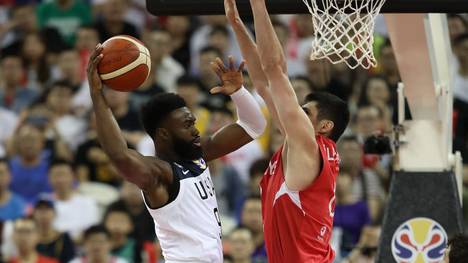 Die USA tat sich gegen die Türkei bei der Basketball-WM schwer
