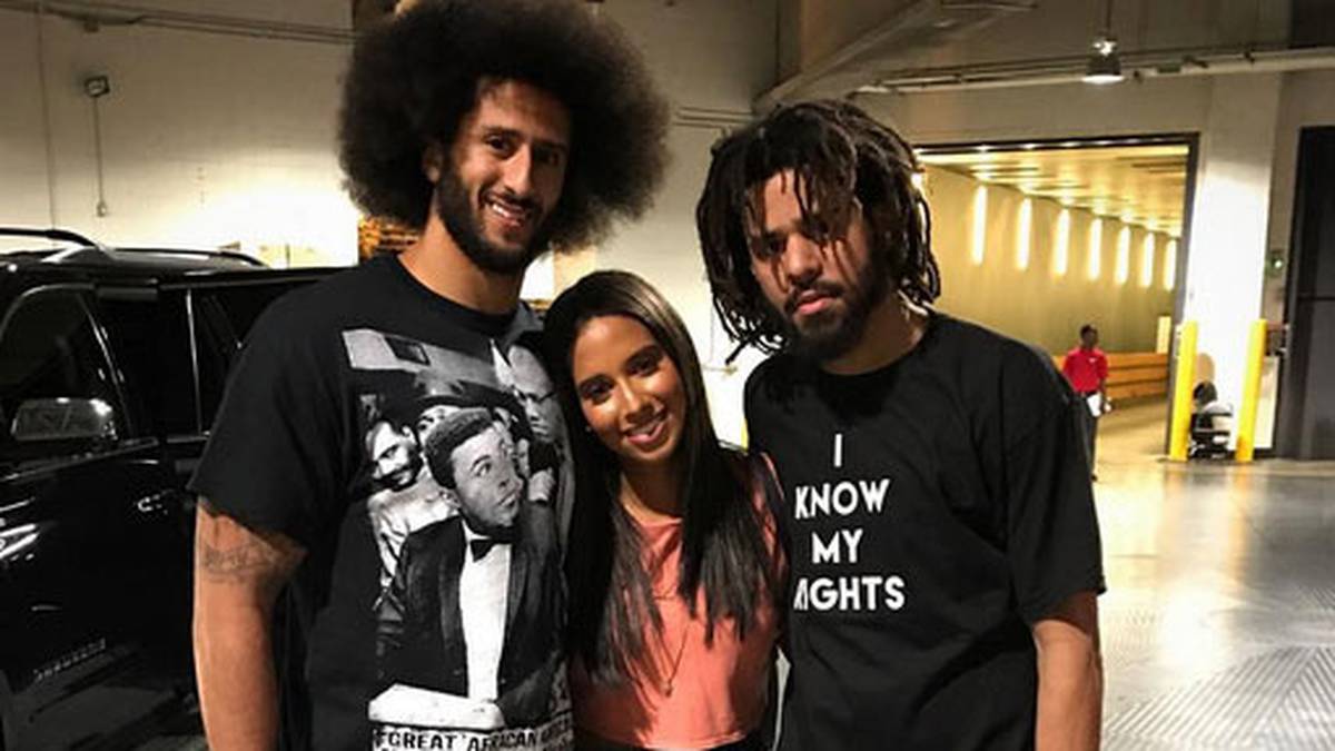 Einer der bekanntesten Free Agents der NFL ist mit einer TV-Moderatorin zusammen. Colin Kaepernick (l.) sucht seit seinem Hmynen-Protest nach einem Job - in seiner Freizeit hat er dafür mehr Zeit für Freundin Nessa Diab