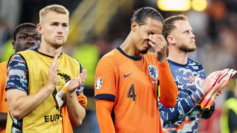 Virgil van Dijk war nach dem Halbfinal-Aus der Niederlande untröstlich