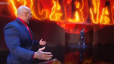 "Free Agent" Brock Lesnar ist beim WWE Draft außen vor, lässt sich einen Auftritt bei RAW aber dennoch nicht nehmen - dann aber überrascht ihn Rivale Cody Rhodes.