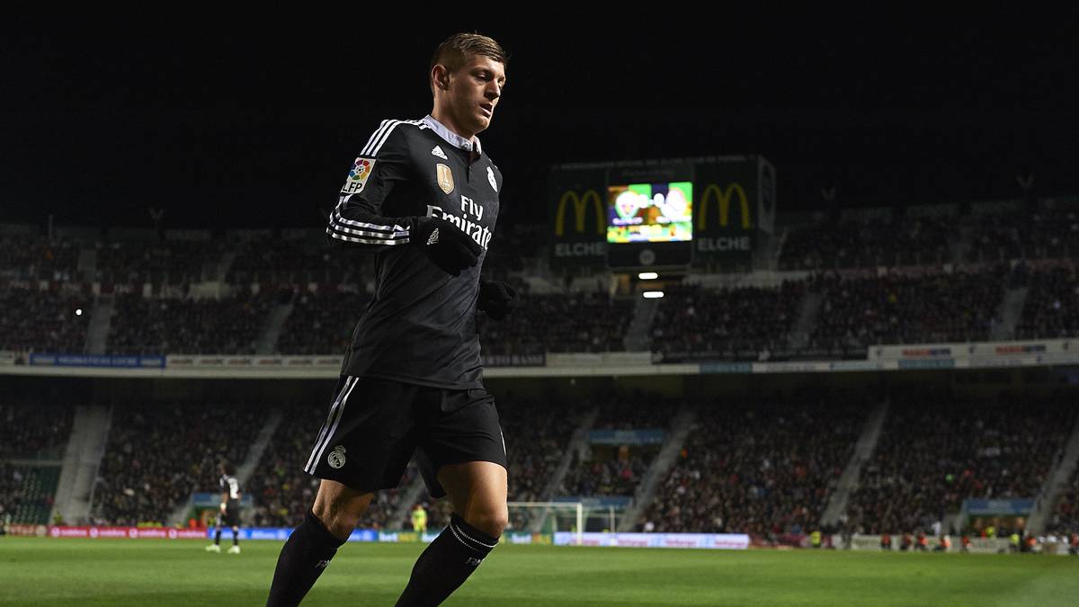 Toni Kroos folgt dahinter mit einem Tor