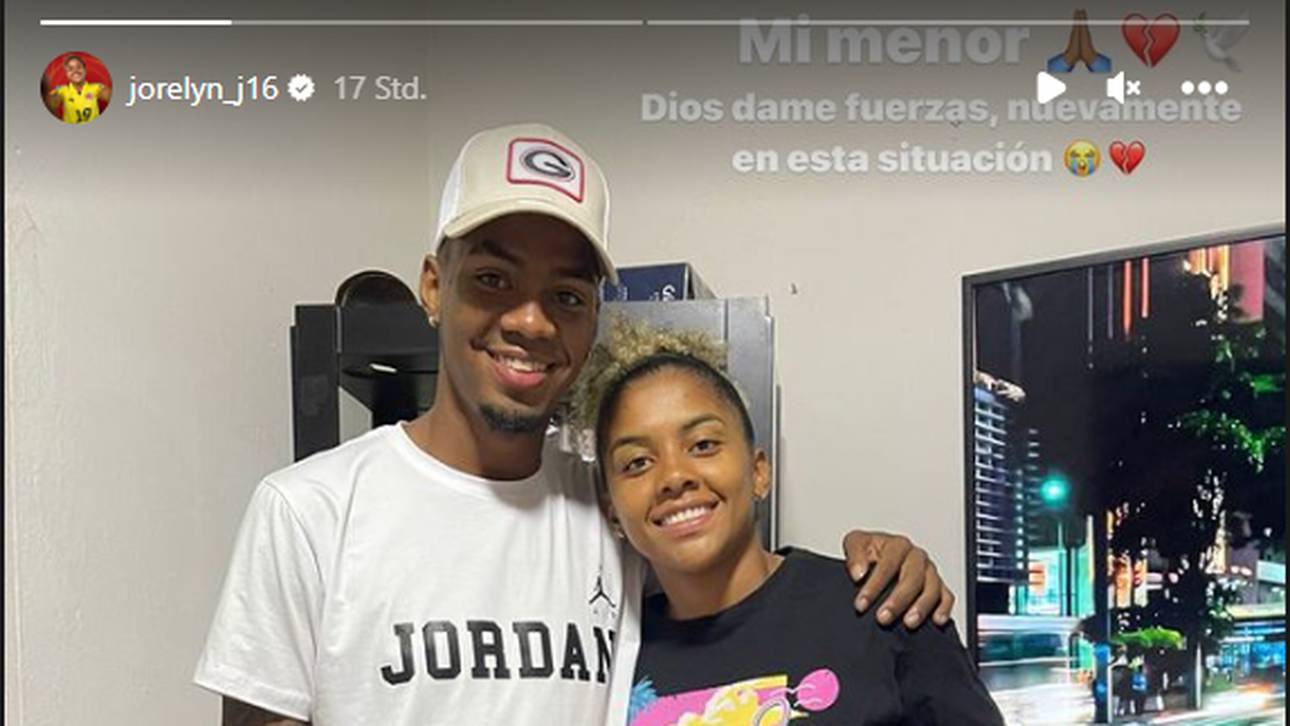 Jorelyn Carabalí trauert um ihren Bruder