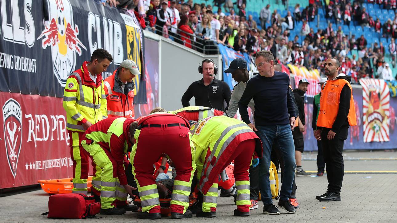 Sturz eines Fans trübt RB-Freude