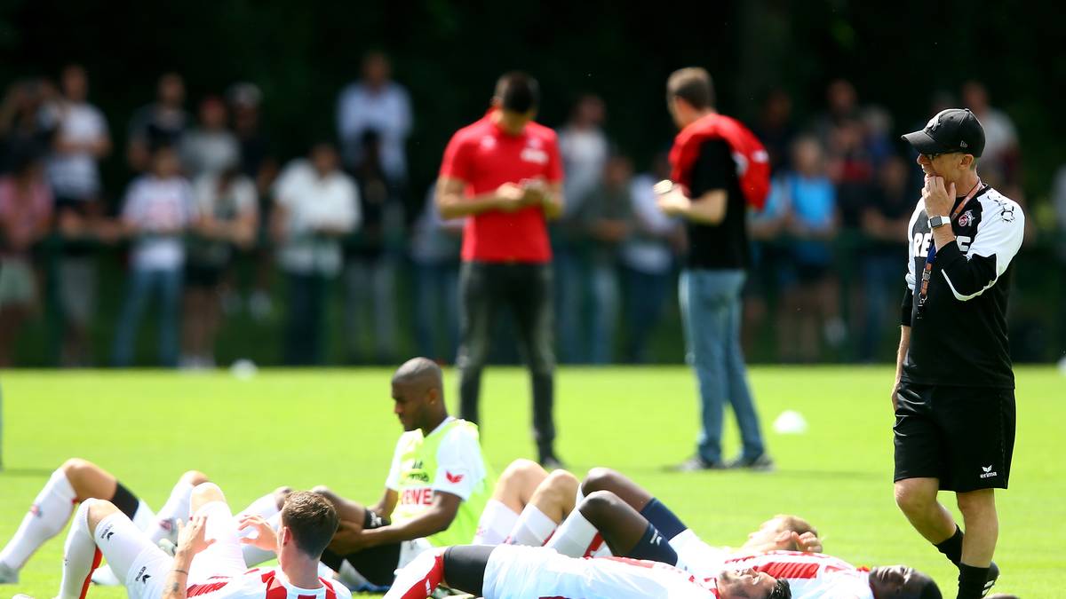 LUFT NACH OBEN: 1. FC KÖLN - Die Geißböcke haben bislang nur drei Testspiele bestritten und dabei nur gegen den unterklassigen österreichischen Klub Grazer AK gewonnen - das allerdings mit 10:1. Dennoch ist Trainer Peter Stöger nicht unzufrieden. "Wir haben ein bisschen mehr im Kraftbereich gemacht. Eine bessere Basis sollte dadurch geschaffen werden"
