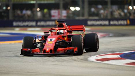 Sebastian Vettel braucht in Singapur einen Sieg