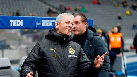 Lucien Favre fährt in Berlin einen Sieg ein - muss aber bis zuletzt zittern