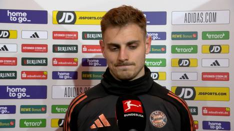Der FC Bayern kommt bei Union Berlin nicht über ein Unentschieden hinaus. Josip Stanisic versucht nach dem Spiel die Gründe zu erklären. 