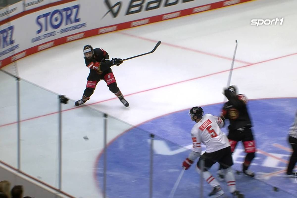 Im letzten Spiel vor der Eishockey-WM besiegt das DEB-Team Österreich mit 3:1. Dominik Bittner erzielt einen spektakulären Treffer.