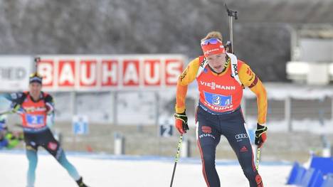 Benedikt Doll peilt mit der Staffel in Ruhpolding den ersten Sieg des Winters an