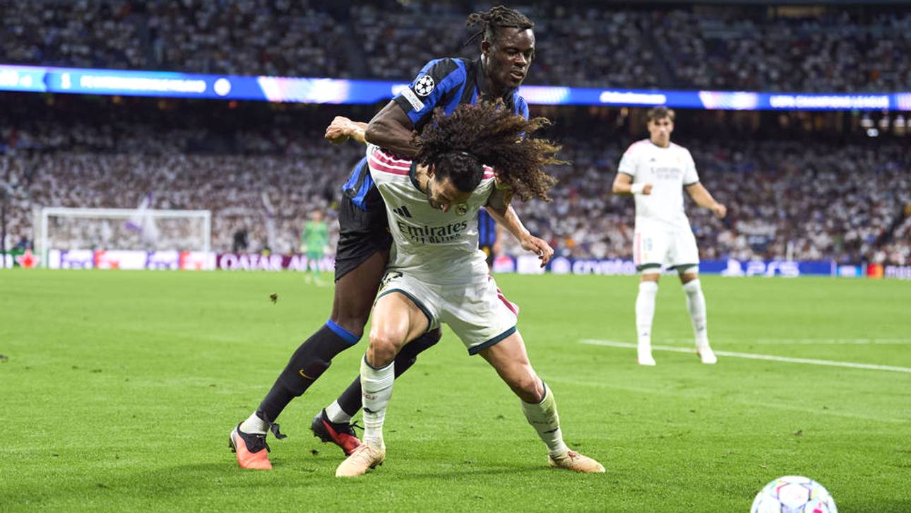 Marc Cucurella und Yann Aurel Bisseck kollidieren
