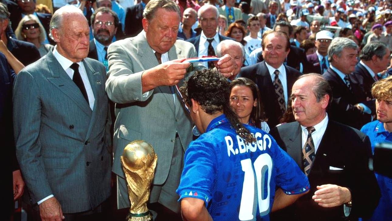 Roberto Baggio blieb nur die Medaille für den Vizeweltmeister