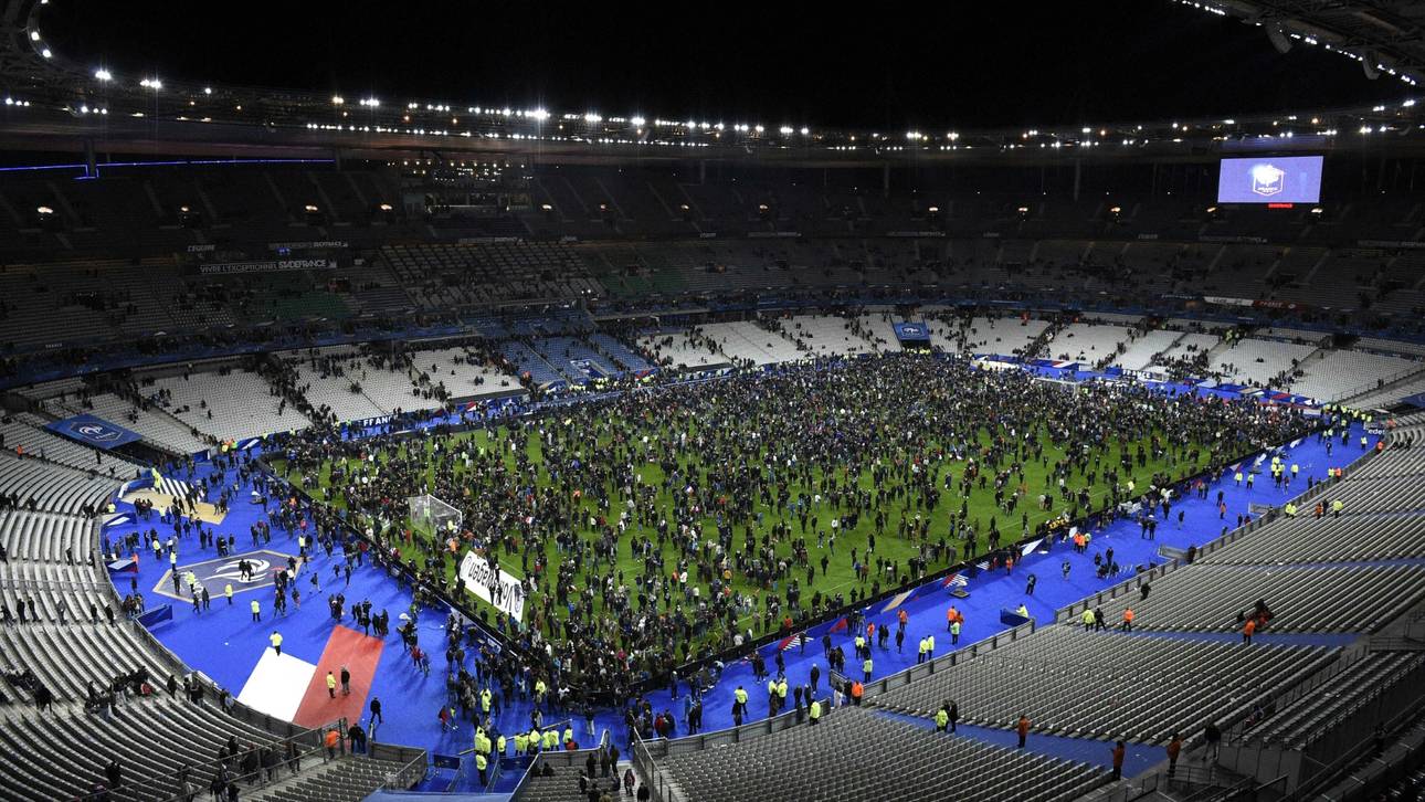 Das Stade de France am 13. November 2015