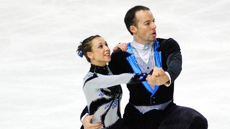 Sarah Abitbol holte mit ihrem Partner Stéphane Bernadisbei der Eiskunstlauf-WM 2000 die Bronzemedaille