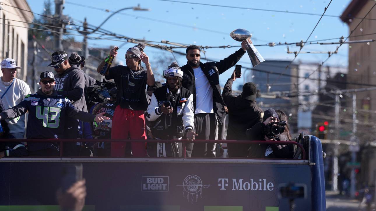 Ausnahmezustand bei Super-Bowl-Parade