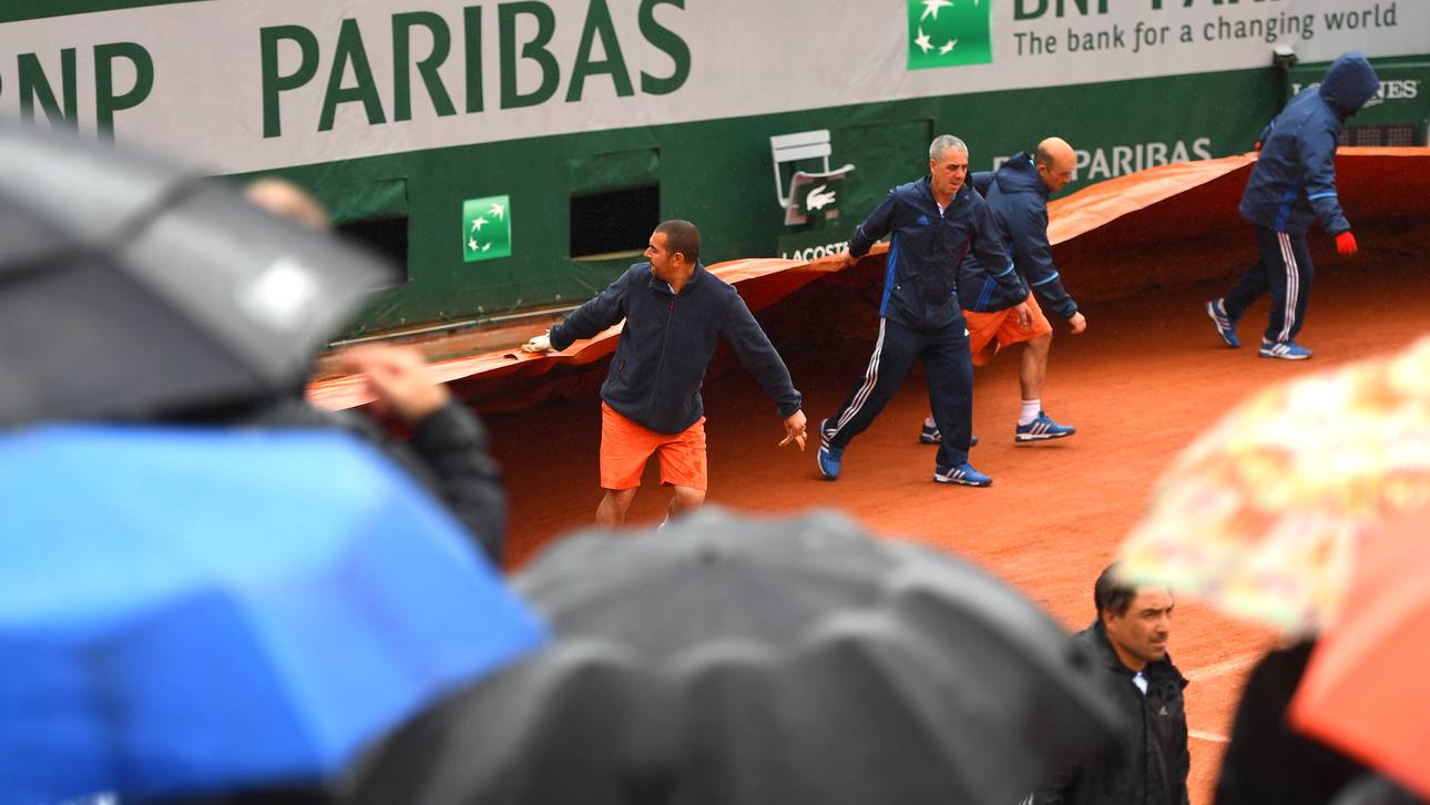 Dach-Ärger bei den French Open