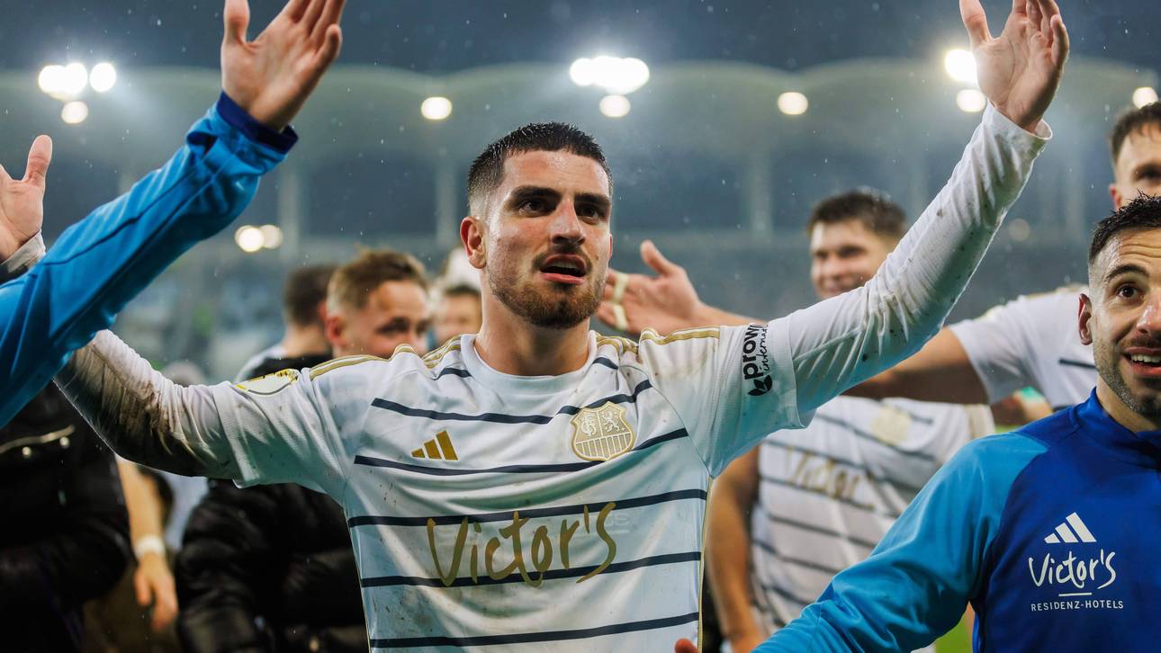 Fabio Di Michele Sánchez  nach dem Einzug ins Pokal - Halbfinale im Jahr 2023