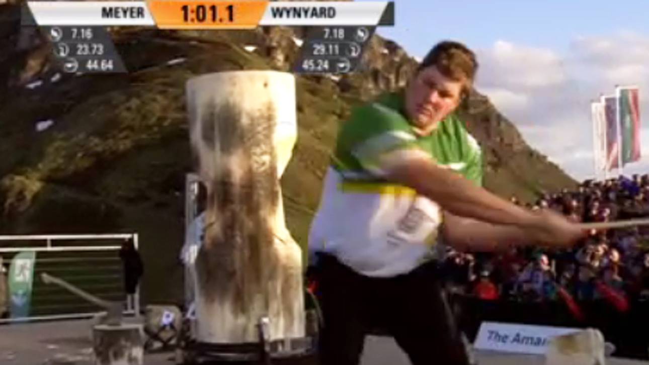 Meyer sägt und hackt am schnellsten