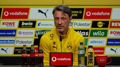 Auf der Pressekonferenz äußert sich Niko Kovac zu einem möglichen Revierderby, das drohen könnte, wenn Schalke den Aufstieg in die erste Bundesliga schafft. 