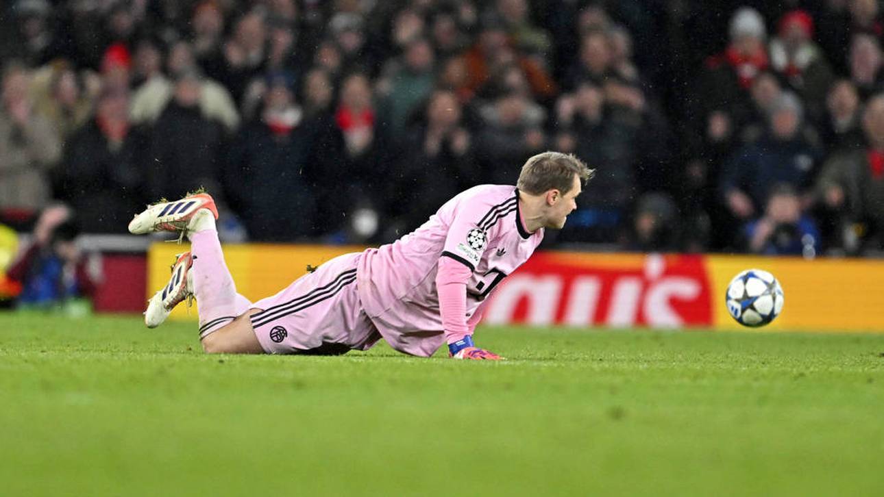 Manuel Neuer hat bei der Niederlage des FC Bayern gegen den FC Arsenal gepatzt