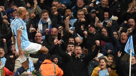 Vincent Kompany erzielte gegen Leicester ein Traumtor