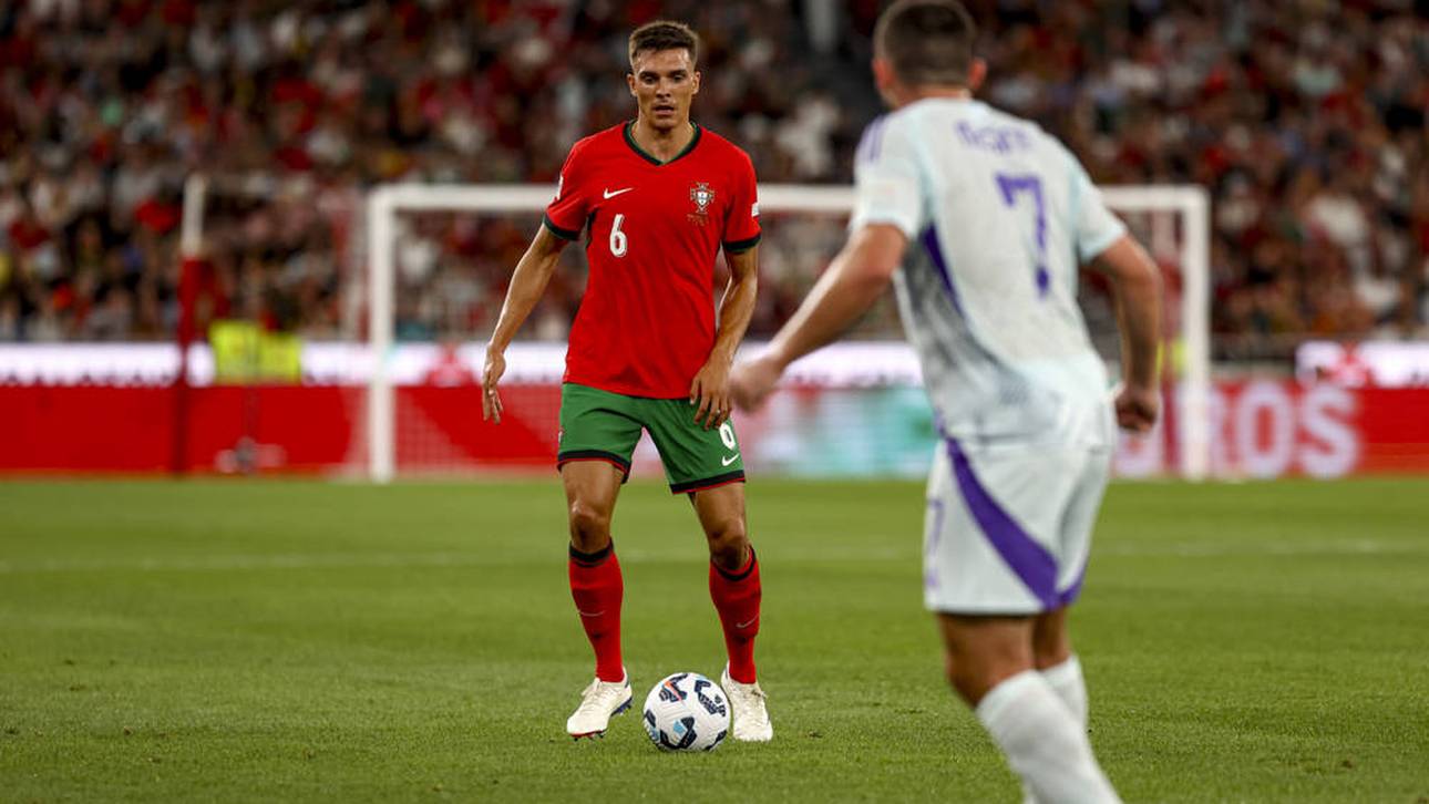Joao Palhinha wurde in der Nations League gegen Schottland zur Pause ausgewechselt
