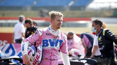 Nico Hülkenberg fuhr im Racing Point in Silverstone auf Rang 7