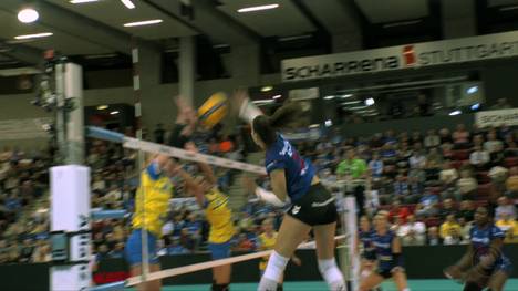 Die besten Szenen der Partie Allianz MTV Stuttgart - SSC Palmberg Schwerin.