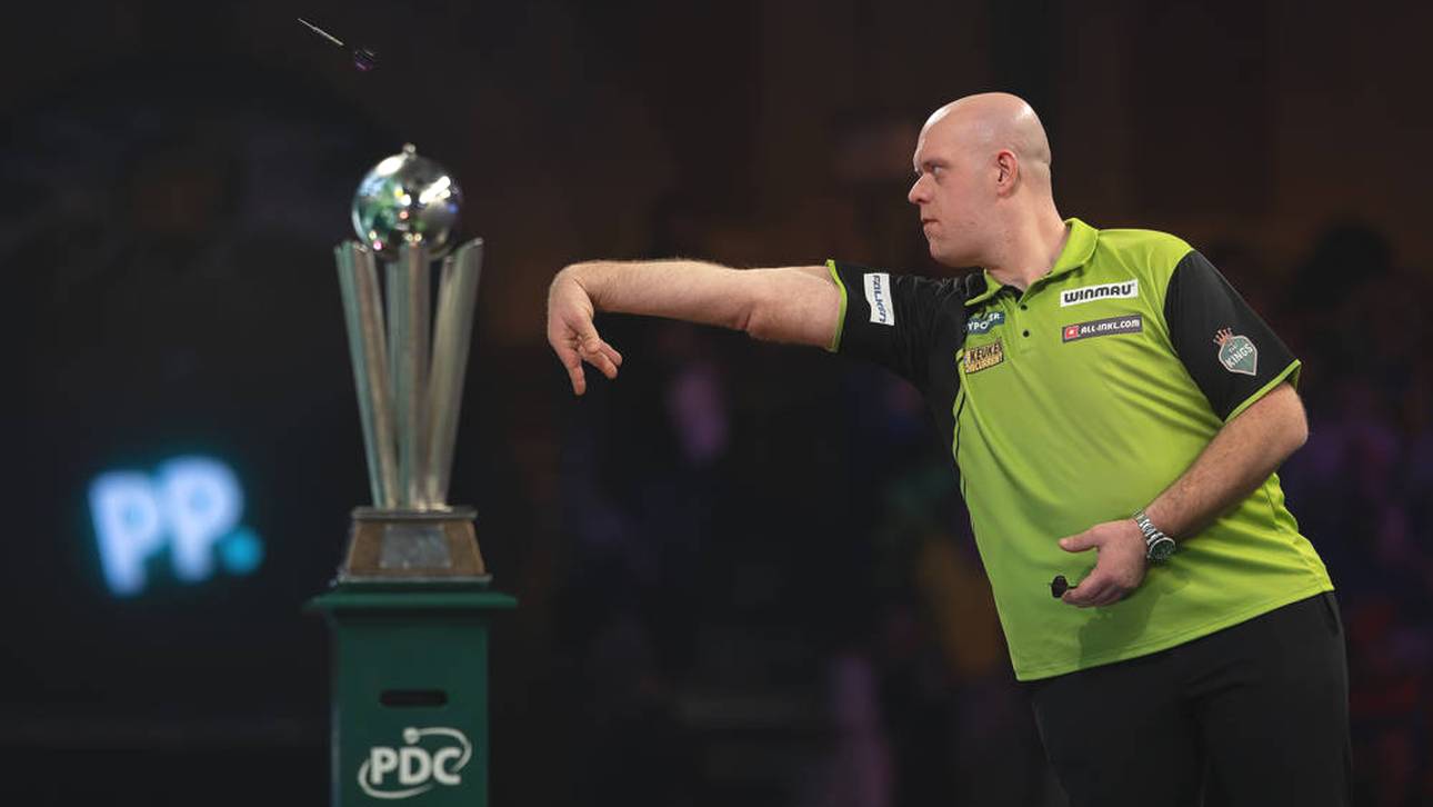 Michael van Gerwen gewann dreimal die Darts-WM der PDC
