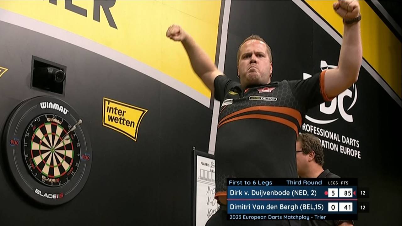 European Darts Matchplay: Van Duijvenbode lässt Van den Bergh keine Chance