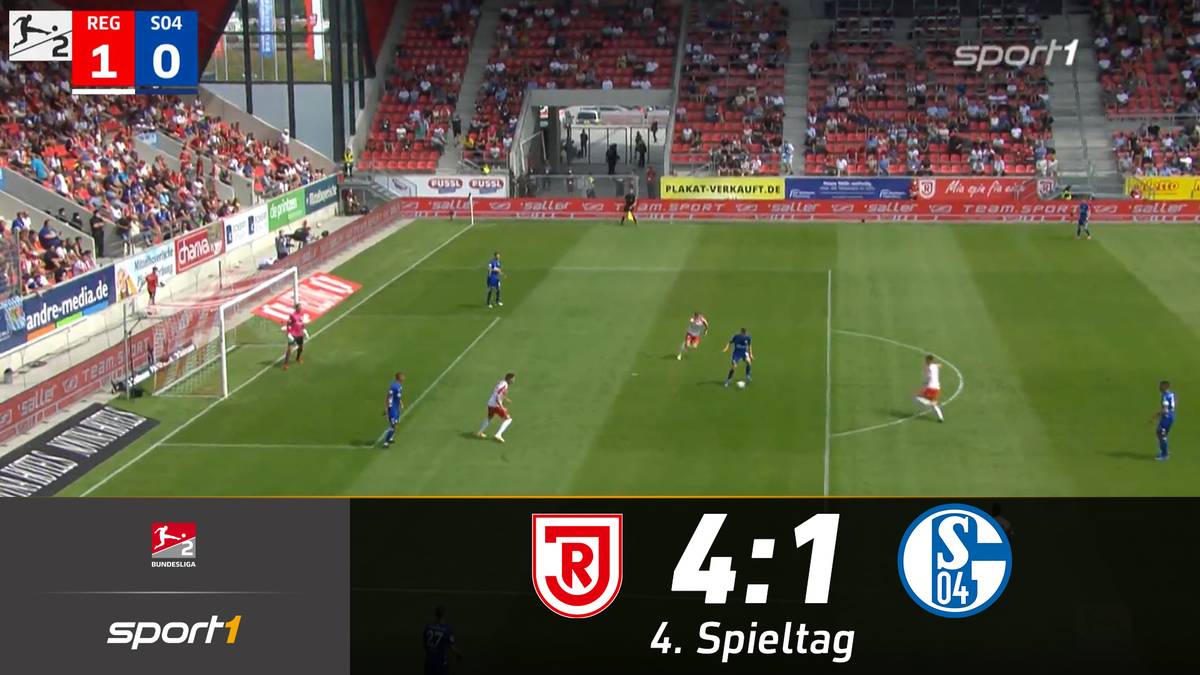 SSV Jahn Regensburg - FC Schalke 04 (4:1): Highlights im Video | 2. Bundesliga