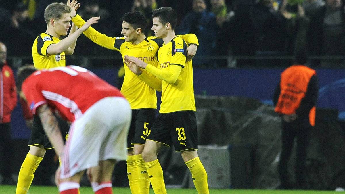 MATTHIAS GINTER: Tuchel schickte den Verteidiger für Sokratis auf den Platz. Der Weltmeister durfte noch zwei Minuten mithelfen, in der Abwehr die Null zu halten. Ohne SPORT1-Note